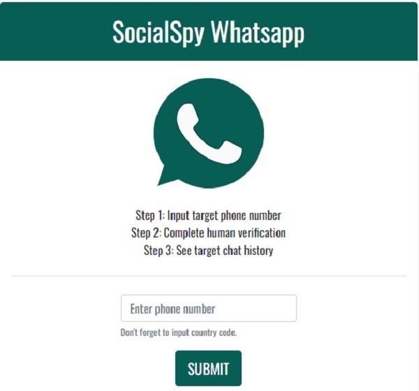 Tambahkan Akun Socialspy Whatsapp
