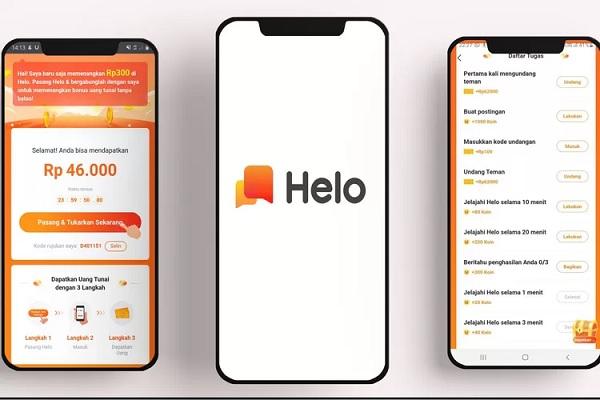 aplikasi helo penghasil uang