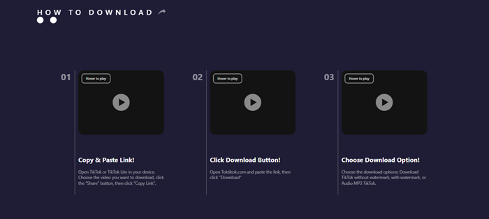 toktiktok.com situs web tiktok downloader no watermark